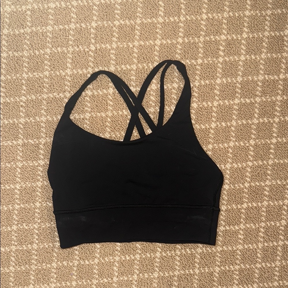 LULULEMON Black Strappy Sports Bra